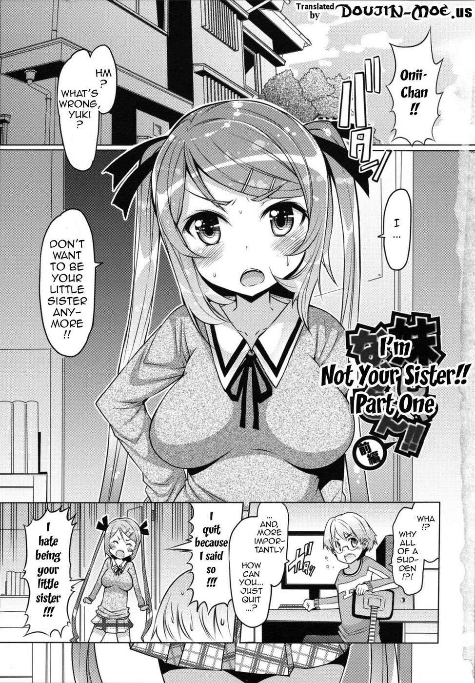 Hentai Manga Comic-I'm not your sister-Chapter 1-1